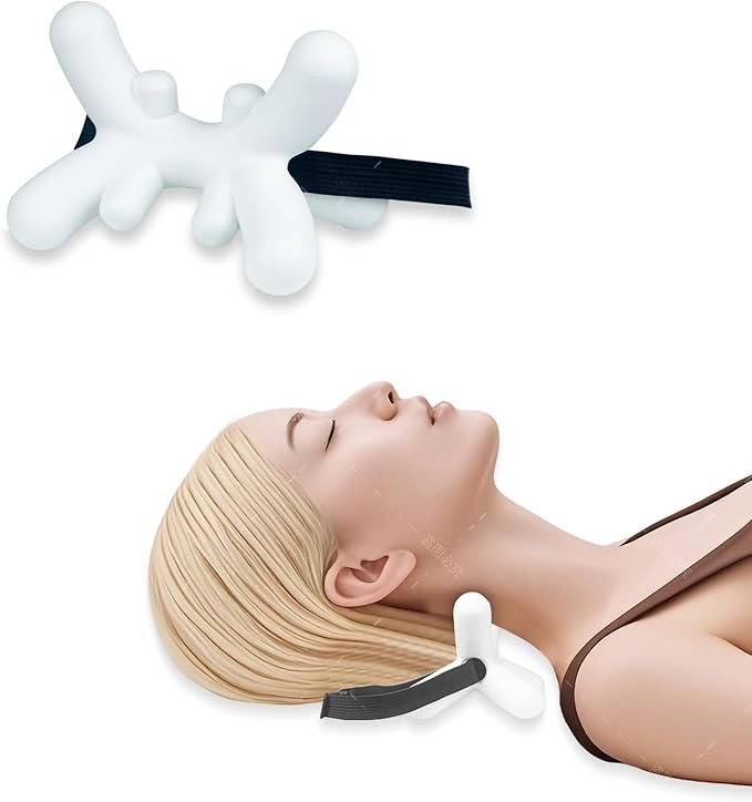 Docemel Occipital Release Tool,Neck Massager and Shoulder Trigger Point Massager for Headache Relief,Deep Tissue Trigger Point Massage Tool with Acupressure Design Targeting Hard-to-Reach Muscles