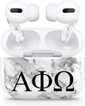 Apple AirPod Pro Skin 3M Custom Vinyl Wraps Decal Sticker Stylish Covers for Protection & Customization for 2019 Model A2190 - Alpha Phi Omega