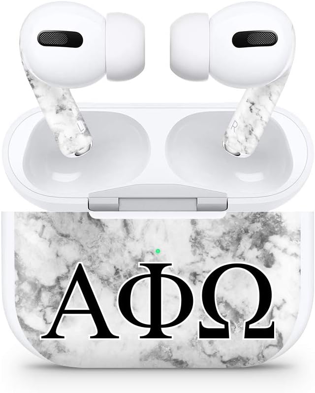 Apple AirPod Pro Skin 3M Custom Vinyl Wraps Decal Sticker Stylish Covers for Protection & Customization for 2019 Model A2190 - Alpha Phi Omega