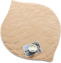Kaisa Weighted Lap Blanket 7 lbs 41" x 53", Cozy Luxury Crystal Velvet Small Weighted Blanket for Adults, Portable Travel Weighted Blanket for Relaxation, All-Season Blanket, Machine Washable, Khaki