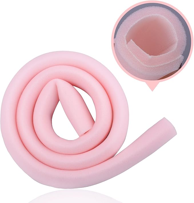 Ultrassist Toe Sleeve with Overlap Large Size 1" Inner Diameter 36" Roll, Sponge Toe Protectors for Blisters, Bunions, Corns