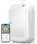 Waterless Essential Oil Diffuser 3000 Sq.Ft Coverage for Large Home Hotel Office, 400ml Cold Air Scent Machine for Aromathrapy, Bluetooth App Control, No-Noise Aroma Diffuser On Wall Gift for Her