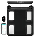 Body Fat Scale with Handles, 8-Electrode Smart Body Composition Scale for Home Use, Segmental Body Analysis, Sync with Apple Health, 400 lb Capacit