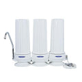 Smart Countertop Water Filter System | Crystal Quest (Triple, White - Polypropylene)
