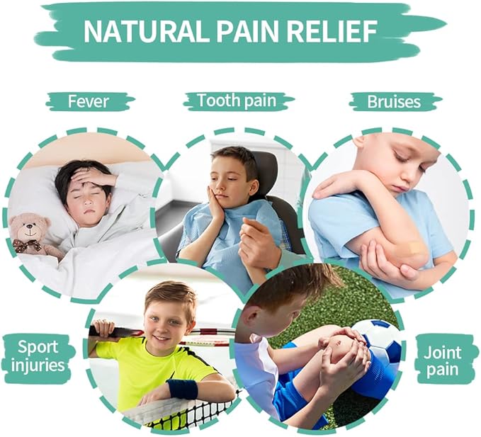 NEWGO Kids Ice Pack for Boo Boos, Toddler Ice Pack for Children Kids Injuries, Pain Relief, Bruises, Swelling, Wisdom Teeth - 3 Pack