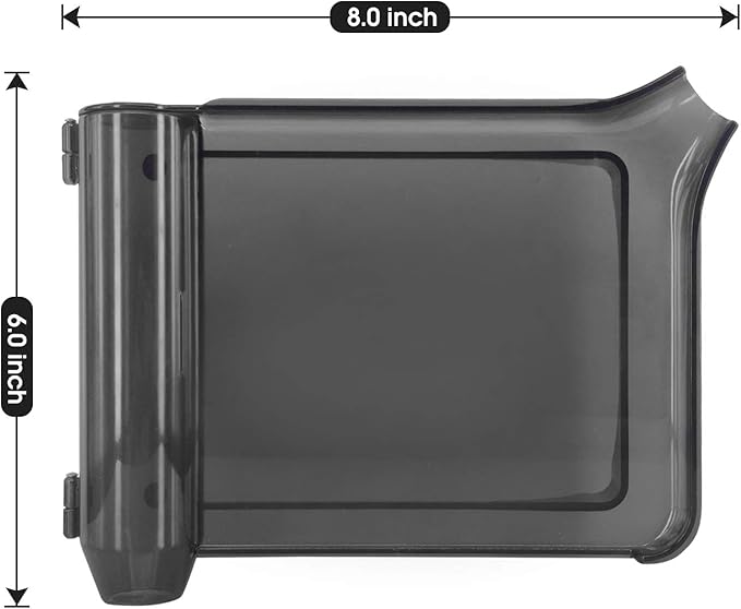 Medarchitect Right Hand Pill Counting Tray with Spatula (Black - L Shape)