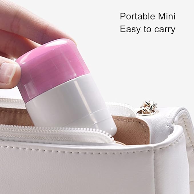 4 in 1 Tablet Crusher Cutter Splitter Grinder, Multifunctional Pill Breaker Slicer Chopper Divider, Travel Pill Cutter with Cup, 4 Layers Stainless Steel Blade Portable Drug Box Container