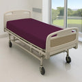 6 Pack Fitted Hospital Bed Sheets - Soft Microfiber Hospital Fitted Sheet - Hospital Bed Fitted Sheets (Wine, 36" x 84" x 12")