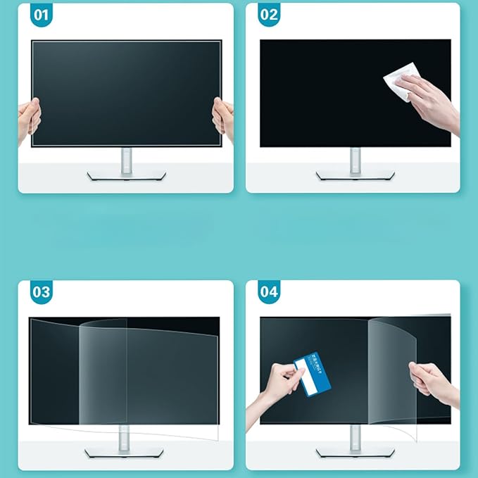 KEANBOLL 2-Pack 21.5 Inch Digital Picture Frame Screen Protector, Matte-Anti Glare Screen Protector Compatible with 21.5-Inch Digital Calendar, Eye Protection Eye Filter Scratch Resistant