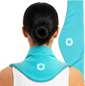 ICEWRAPS Clay Neck Ice Pack Wrap with Cover - 7"x28", Blue Long Reusable Cold Therapy Wrap | Relieves Chronic & Back Pain | Multipurpose Cold Pack
