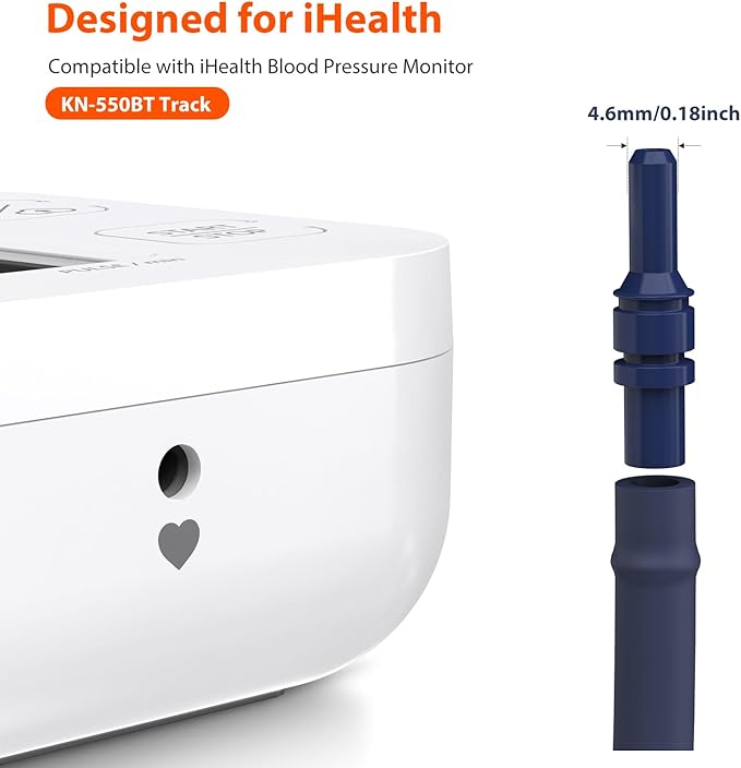 iHealth Extra Large Adult Replacement Blood Pressure Cuff for Big Arms (16.5"-18.9", 42-48cm), Compatible for iHealth Track Smart Upper Arm Blood Pressure Monitor, Cuff Only