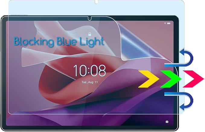 KEANBOLL 2-Pack Anti Blue Light Screen Protector for 12.7" Lenovo Idea Tab Pro 2025 / Lenovo Yoga Tab Plus 2025 / Lenovo Tab P12 (12.7inch), Eye Protection Anti-Glare Anti Fingerprint Screen Filter