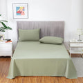 GLUYOHEY Grounding Flat Sheet King Size (105"x102") Conductive Silver Fiber Earthing Bed Sheets with Grounded Cord Reconnect with Earth’s Energy for Better Sleep and Enhanced Wellness, Green