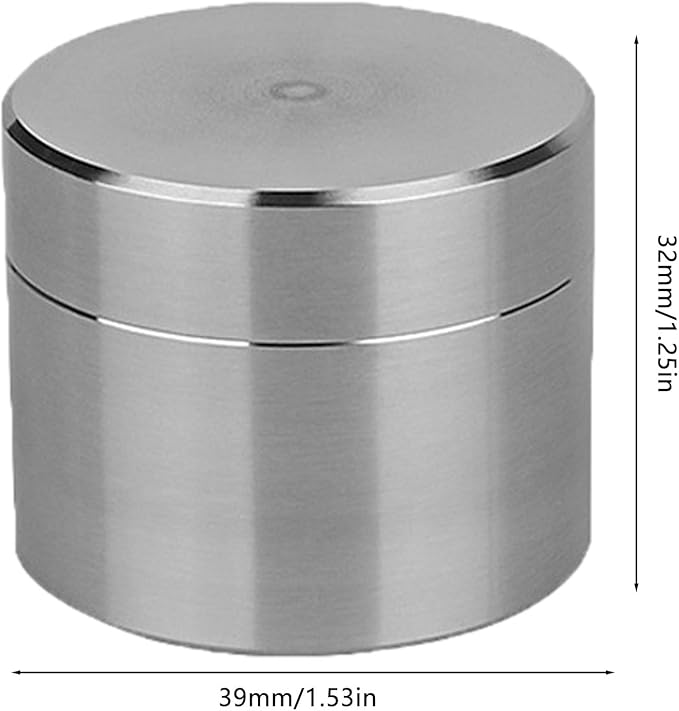 awakentti Stainless Steel Pill Case, Waterproof Pill Storage Box Travel, Larger Capacity, Advanced Protection, Travel Pill Organizer for Storing Daily Pill, Supplement (M)