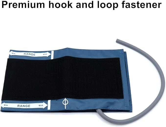 Universal NIBP Cuff with BP12 Connector for Adult, 25-35 cm Reusable Single Tube PU Replacement BP Cuff with Inner Airbag for Blood Pressure Monitor Machine