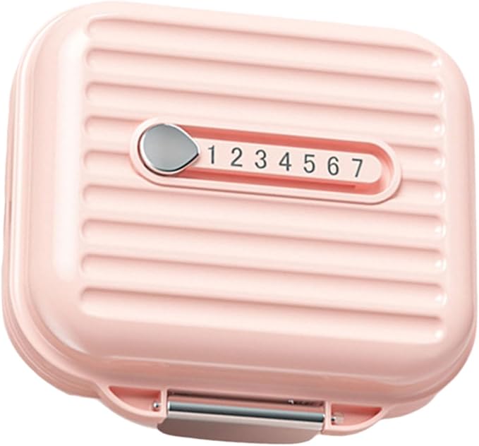 Pills Container Travel Pills Box with 7 Compartment Small Pills Organizers Jewelry Storage Box Box Pills Holder