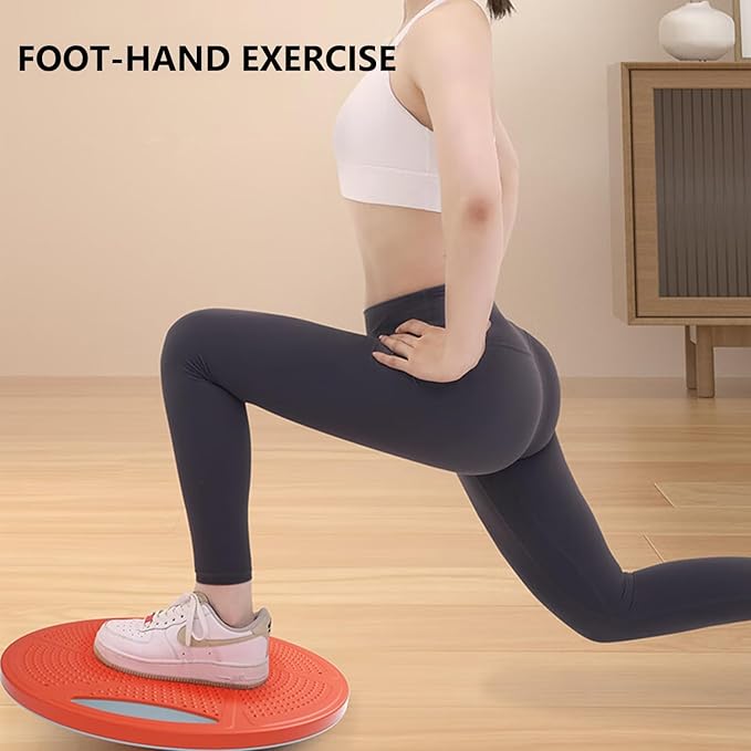 PROIRON Upgraded Wobble Balance Board, 16.34”TPE Non-Slip Stability Board, Portable Exercise Balance Trainer with Handle for Home Gym, Standing Desk, Core Training & Physical Therapy for Adults Kids