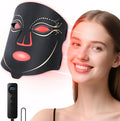 Morfone Red Light Therapy for Face, 4 Modes LED Face Mask Light Therapy with Timing Function, Near-Infrared 850NM Red Light Therapy for Home Use, Gift for Women Girls