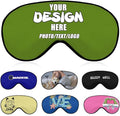 Custom Sleeping Eye Masks with Your Own Design, Customized Light Blocking Eyeshade for Deep Sleep Nap, Customize Blindfold Travel Accessory Sleep Aid Airplane Night Companion,#OliveDrab
