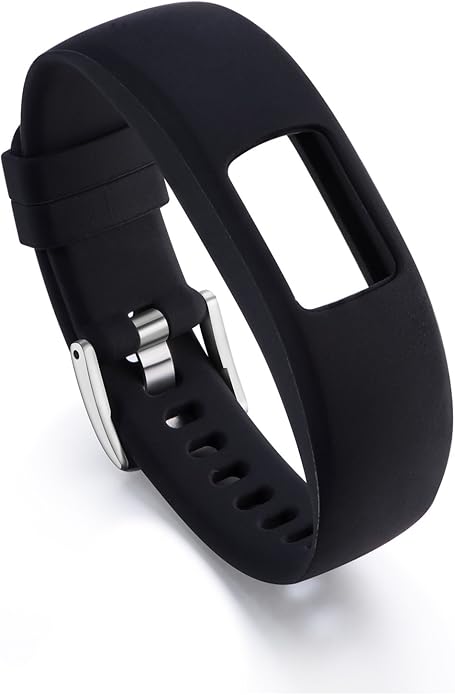 Compatible with Garmin Vivofit 4 Bands Women Men, Soft Adjustable Silicone Replacement Band Straps Wristband Accessory Bands Fit for Garmin Vivofit 4 Tracker