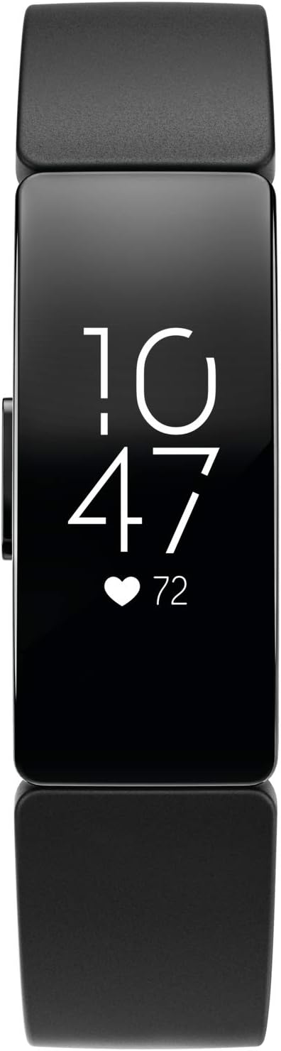 Fitbit Inspire HR Heart Rate and Fitness Tracker, One Size (S and L Bands Included), 1 Count
