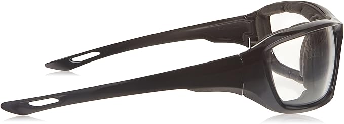 Radians XT1-11 Extremis Full Black Frame Safety Glasses with Clear Anti-Fog Lens