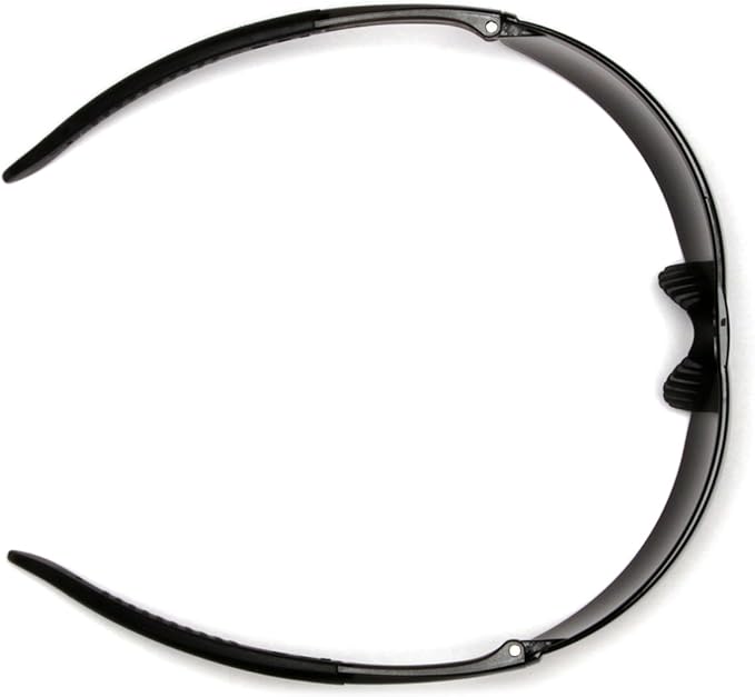 Pyramex Provoq Safety Eyewear Blue Mirror Lens Black Temples