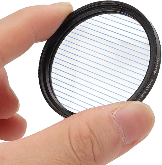 Special Effects Filter, 37mm 40.5mm 43mm 46mm 49mm Special Effects Lens Filter Anamorphic Special Effects Filter,for Most of Digital Cameras on The Market(49mm)