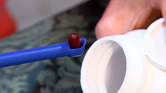 PillSpoonZ - 2 Sided Spoon Scoops Out Any Size Pills, Vitamins, Medication, Prescription Drugs, Supplements, Tablets from The Bottle