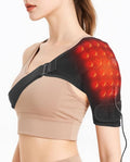 Shoulder Heating Pads for Pain Relief - Jade Stone Heated Shoulder Wrap with 3 Temperature Settings, Ideal for Rotator Cuff, Shoulder Soreness Relief at Home,Office