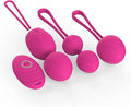 Kegel Exerciser, Kegel Weights Set for Female Pelvic Floor Exercises, Set of 3 Premiun Silicone Kegel Exercise Trainer Kit for Women: Beginers&Advance (Rose Red)