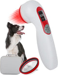 Handheld Red Light Therapy Device with Magnetic Cover, LLLT Low Level ColdLaser Therapy Device for Dogs/Human, with 5 * 808nm & 10 * 650nm，5000mAh Large Capacity Rechargeable