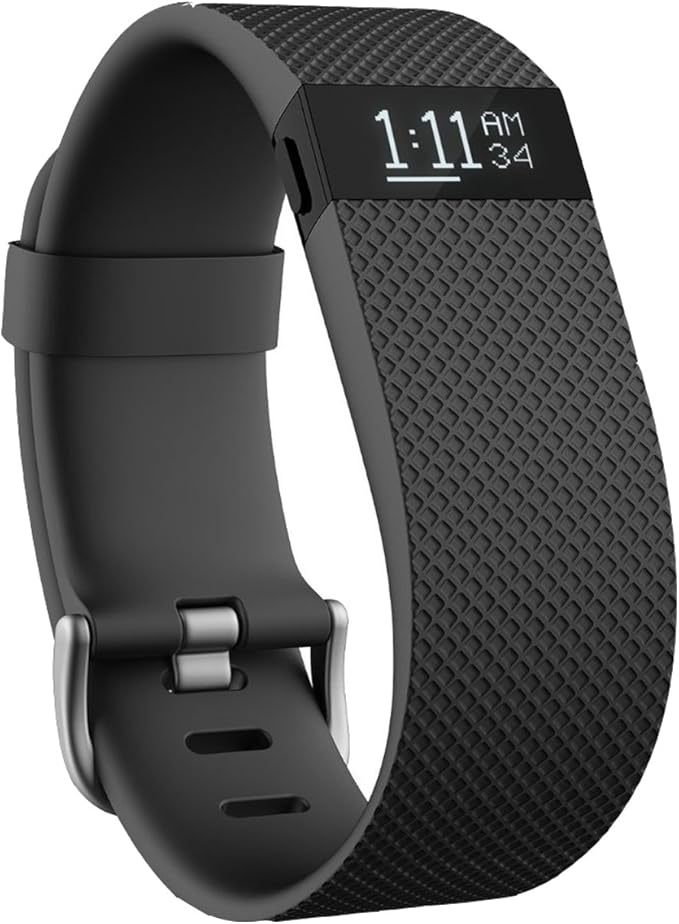 Fitbit Charge HR Activity + Heart Rate + Sleep Wristband, Small, Black