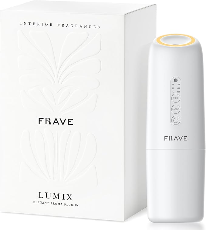 Lumix Diffuser, Plug-in Waterless Diffuser for Essential Oils, Smart Bluetooth App Control, Covers Up to 320 sqft 100ml Capacity, Home Office Hotel Scent Diffuser, Cold Air Technology, White