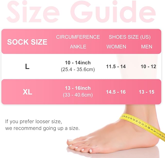 Comfitech Ankle Ice Pack Wrap Sleeve with Large Opening, Reusable Gel Cold Pad for Foot and Heel, Large, Pink