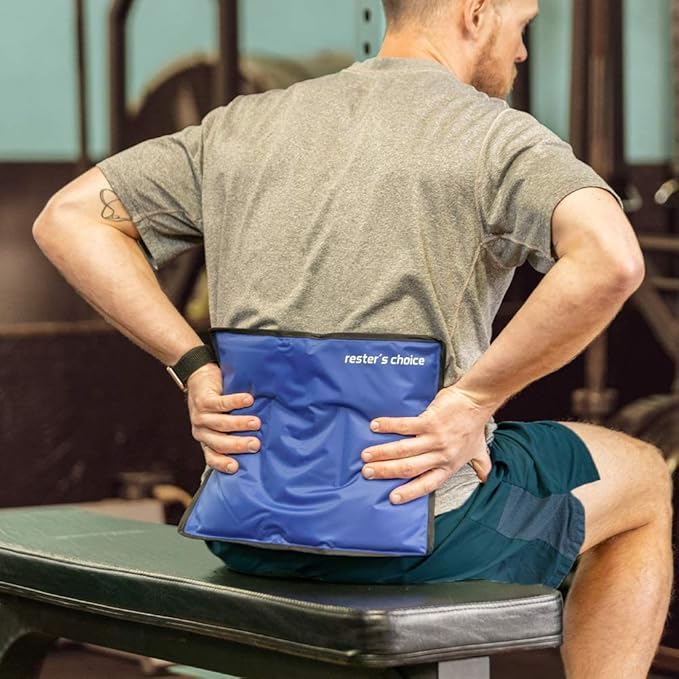 Ice Pack for Injuries Reusable, Soft Gel Flexible - (Large: 11"x14.5") for Hip, Shoulder, Knee, Back - Comfy Cold Pack Compress for Swelling, Bruises, Surgery (Lavender, 1 Pack)
