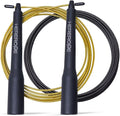 Speed Jump Rope for Men Women, Hererope Speed Rope With Dual Bearing System, 2 Cables, Adjustable Jump Rope for Boxing, CrossFit, HIIT & Strength TrainingDouble Unders, Fitness Workouts Training