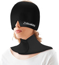 Migraine Relief Cap and Neck Ice Pack Wrap Gel Set, Upgrade Headache Hangover Cold Cap and Cervical Ice Packs Compress Relief for Head Neck Pain, Stress, Swelling, Office Pressure Gift for Women Men