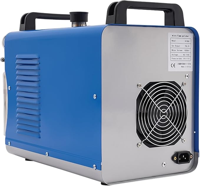Oxygen Hydrogen Generator Water Welder 95L/H HHO Generator Gas Flame Welder Acrylic Flame Polisher Polishing Machine AC 110V 400W + Gas Torch