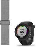 Stretchy Loop Nylon Strap Compatible with Garmin forerunner 45/45S Bands Replacement Accessory Adjustable Elastic