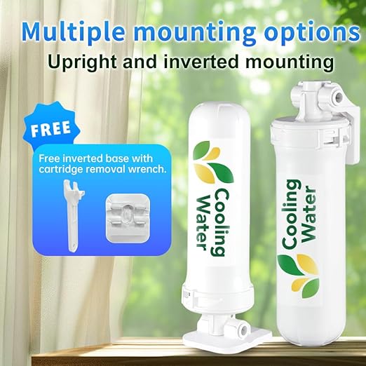 CW-CF Under Sink 5-Stage, No Drilling Required, Environmentally Friendly Filter Reduces Lead, Chlorine, Bad Taste & Odor,Fluoride,NSF/ANSI 42 Certified for Sink Faucet