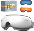 Eye Massager with Heat - Heated Eye Mask for Migraines, Dry Eyes & Headache Relief, Gifts for Mom/Women,Christmas/Birthday/Mothers Day Relaxation Gifts