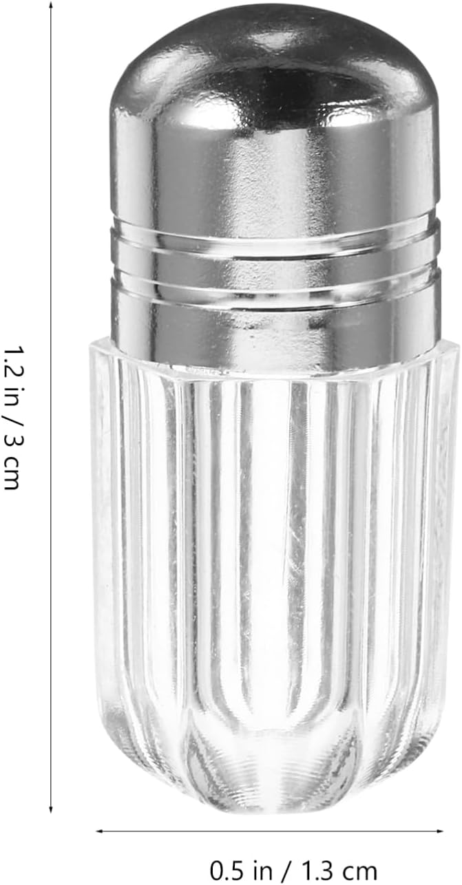 20Pcs Mini Plastic Pill Bottles with Secure Caps Clear Travel Vials for Pills Capsules Medicine Storage and Small Item Organizer