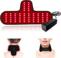 Red Light Therapy for Neck & Wrist, Rechargeable 5000mAh Battery Infrared Red Light Therapy Belt for Body, Portable Near Infrared Neck Wrap for Home and Office