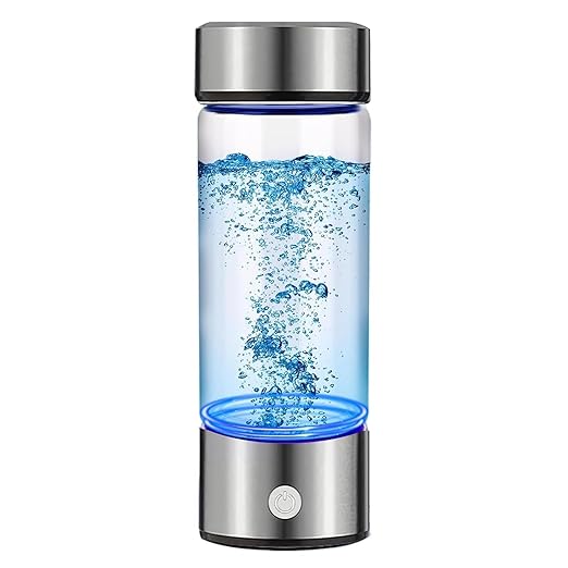 Hydrogen Water Bottle, Portable Hydrogen Water Bottle Generator with SPE PEM Technology Water Ionizer, Hydrogen Water Machine Improve Water for Home, Office, Travel, Exercise