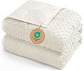 Kivik Adults Weighted Blanket, 15lbs Weight Washable Blankets, Soft Minky Heavy Throw, Cooling & Breathable Comforter, Sleep Calm Gifts for Woman Men, 15 Pounds, 60 x 80 Inches, Queen Size, White
