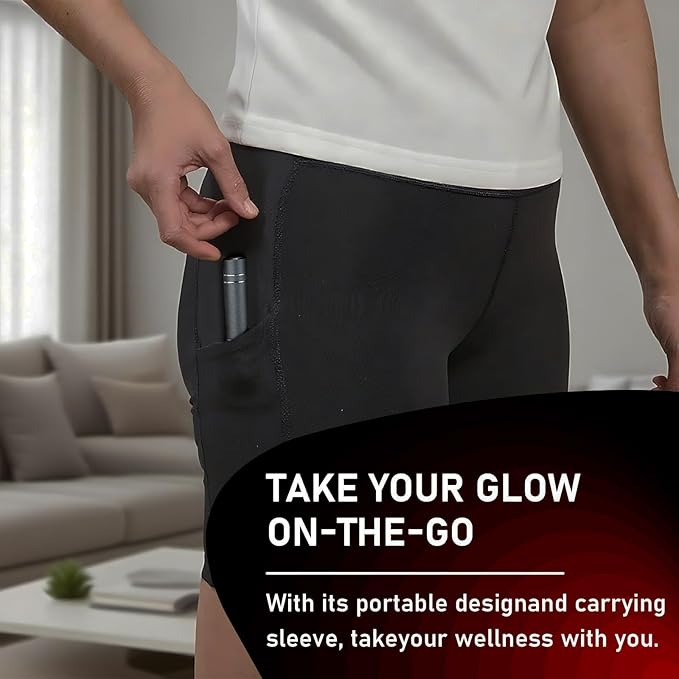 Infrared Red Light Therapy Device for Joint and Muscle, Portable Red Light Therapy Torch, Near Infrared Light for Body, Face, Neck, Back,Knee, 660nm 850nm LED Light Therapy Wand (Grey)
