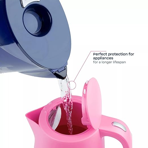 BWT AQUAlizer Home, 2.7 Liter, Water Mineralizer & Filtration Jug - Includes 1 Magnesium Enricher Cartridge, for Tea & Coffee Water, Prevents limescale, removes Lead & Chlorine, Blue