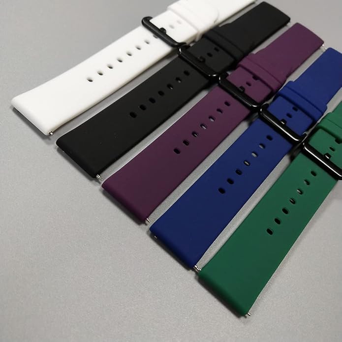 22mm Silicone Strap for Spade Co Health Smartwatch 4, IBESI VWY27, Amzhero/VRPEFIT/Quican/Faweio/Fitpolo IDW13, zakotu/Jugeman Y66, WeurGhy/Kuizil T70, SAIKATI/SOUYIE IDW28, Tensky GTX12, Gydom LW51 Smart Watch Bands