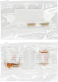 Extra Bags for Wellness Travel Pack - The Pill Organizer Wallet - Pack of 14 Single or Double Compartment (Single & Double Pack Combo - 14 Total (7 of Each))